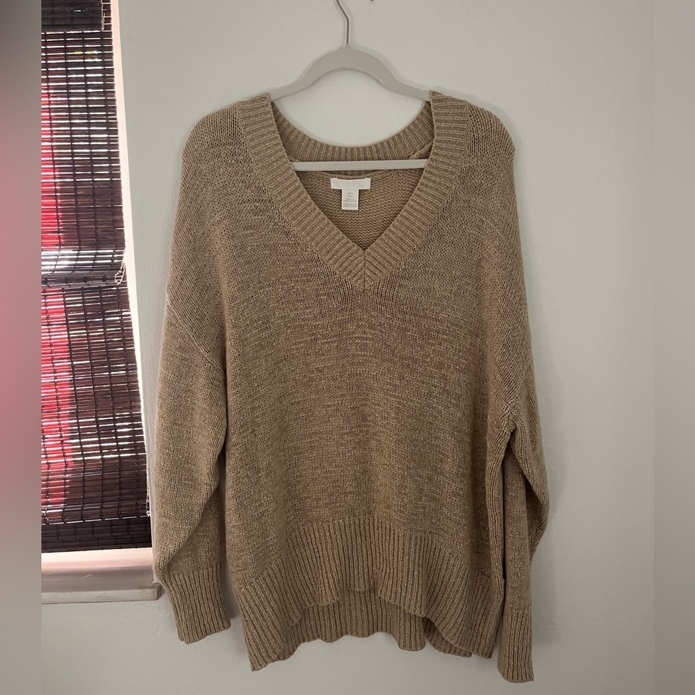 H&M V-Neck Oversized Knit Sweater